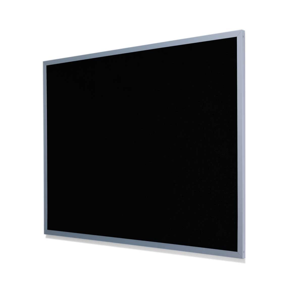 Guilford of Maine FR701 Black Cork Board with Heavy Aluminum Frame